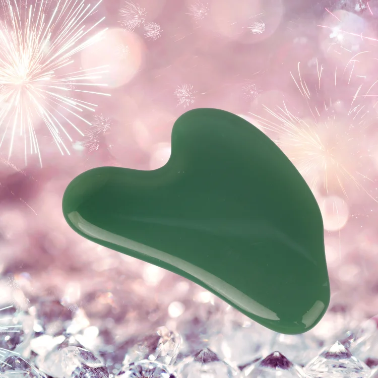 AVENTURINE FACE MASSAGE  GUA SHA TOOL 